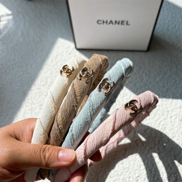Chanel シャネルハイブランドカチューシャ ヘアバンド レディース 痛くなりにくい 洗顔 メイク ヘアアクセサリー おしゃれ くすみカラー 