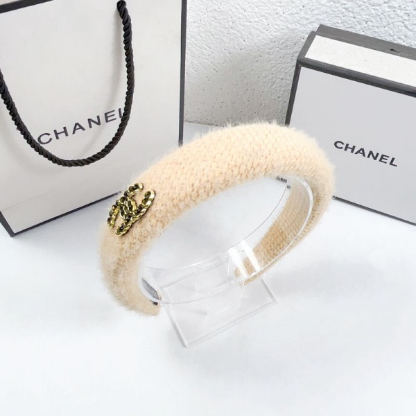 Chanel シャネルハイブランドヘアアクセサリーカチューシャ キュート ふわふわ ビジュー カチューシャ ヘアーバンド ヘアアクセサリー かわいい もこもこ 秋 冬 レディース 人気 可愛い 女の子