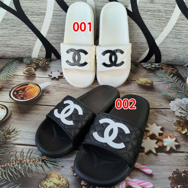 Chanel シャネルブランド スリッパ レディース お出かけ用サンダル 230¬250CM ハイブランド ビーチサンダル ルームシューズ レディース ブランドブランド ローファースリッパ 軽量