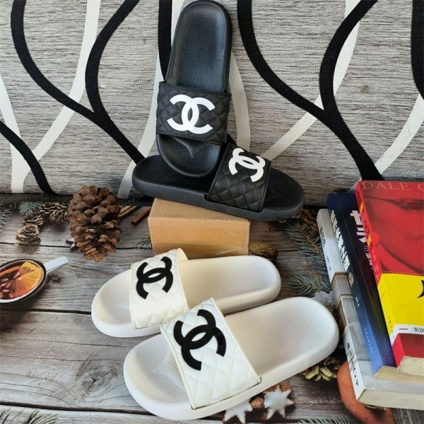 Chanel シャネルブランド スリッパ レディース お出かけ用サンダル 230¬250CM ハイブランド ビーチサンダル ルームシューズ レディース ブランドブランド ローファースリッパ 軽量