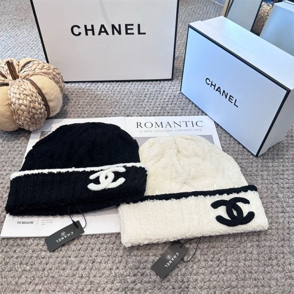 Chanel シャネルブランドニット帽 レディース 秋冬 防寒 ビーニー ニットハット 大きい おしゃれ 防寒 防風 保温 通気性 伸縮性 柔らかい 無地 レディース スキー スノボ 登山 通勤 通学 自転車 登山 アウトドア 春 秋 冬