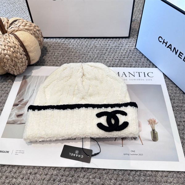 Chanel シャネルブランドニット帽 レディース 秋冬 防寒 ビーニー ニットハット 大きい おしゃれ 防寒 防風 保温 通気性 伸縮性 柔らかい 無地 レディース スキー スノボ 登山 通勤 通学 自転車 登山 アウトドア 春 秋 冬