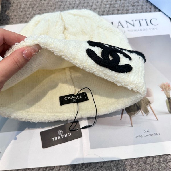 Chanel シャネルブランドニット帽 レディース 秋冬 防寒 ビーニー ニットハット 大きい おしゃれ 防寒 防風 保温 通気性 伸縮性 柔らかい 無地 レディース スキー スノボ 登山 通勤 通学 自転車 登山 アウトドア 春 秋 冬