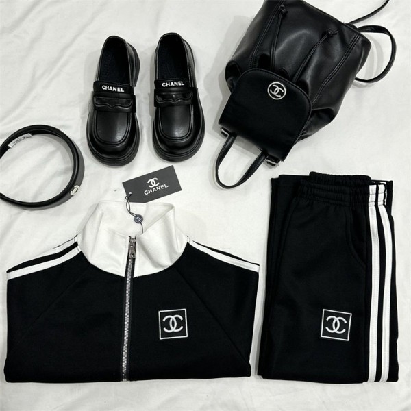 Chanel シャネルハイブランド子供服 ジャージ キッズ 女の子 セットアップ 秋服 長袖 パーカー スポーツパンツ 子供 上下セット ジャージ 女の子 スウェット スウェットパンツ セットアップ キッズ カジュアル 韓国 おしゃれ 女の子服 120 - 160cm