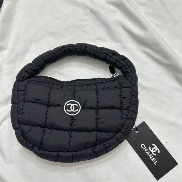 Chanel シャネルブランドキルティングショッパーバッグ ラティスパターンショルダーバッグスペースコットンハンドバッグ女性大容量手提げバッグフェザーパッド入りレディース収納袋