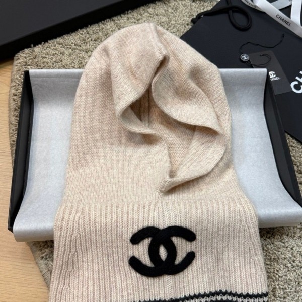 Chanel シャネルハイブランドネックウォーマー ニット帽子 キャップ 内側に暖かい綿毛 柔らかい 伸縮素材 スキー 自転車 通勤 通学 スポーツ アウトドア 秋冬 男女兼用