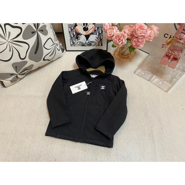 Chanel シャネルブランド 子供服 防風ジャケット コート アウター キッズ 男の子 裏起毛 暖かい 秋冬コート 100~150cm ボーイズ 撥水 防寒 春 秋 冬 スタジャン 上着 通園 通学 ギフト