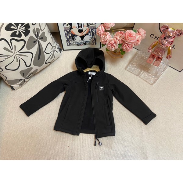 Chanel シャネルブランド 子供服 防風ジャケット コート アウター キッズ 男の子 裏起毛 暖かい 秋冬コート 100~150cm ボーイズ 撥水 防寒 春 秋 冬 スタジャン 上着 通園 通学 ギフト