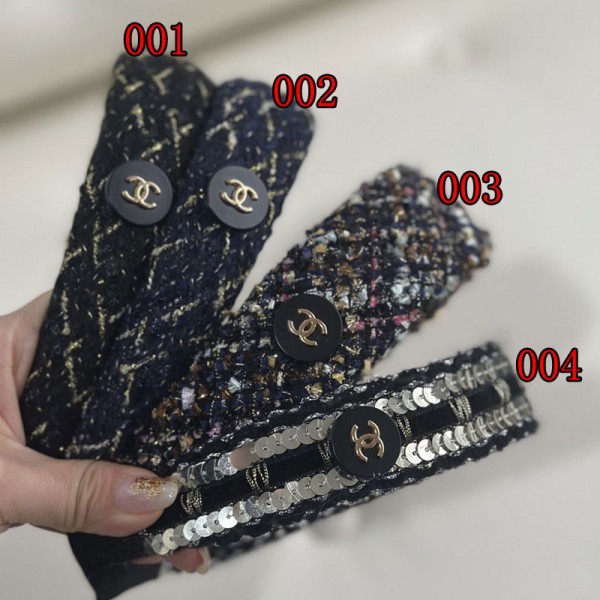 Chanel シャネルブランドカチューシャ 痛くないヘアターバン ヘアアクセ ヘアアクセサリー レディース ツイード シンプル 太め 人気 可愛い おしゃれ 痛くない 韓国 黒 秋冬 クリスマス 