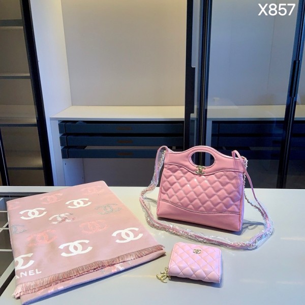 Chanel シャネルハイブランドショルダーバッグ ミニ財布 2点セット レディース ハンドバッグ 肩掛けバッグ 2wayバッグ 大容量 軽量 通勤 旅行 かわいい 通学 エレガント 人気 長さ調節可能 誕生日 プレゼント