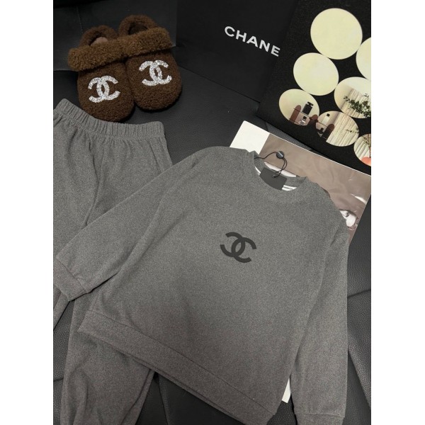 Chanel シャネルブランド男の子 パジャマ 上下セット キッズ 子供 長袖 ロングパンツ 発熱 部屋着 90-170cm ルームウェア 寝間着 小学生 中学生 トップス カジュアル 快適 肌触りがいい 春 秋 冬