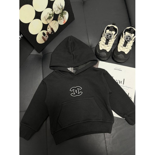 Chanel シャネルハイブランドキッズ服 パーカー 子供服 長袖Tシャツト レーナー スウェット キッズ 90-170cm 春秋 フード付き オシャレ 裏ボア 長袖コート 可愛い 韓国風 通学 通園 