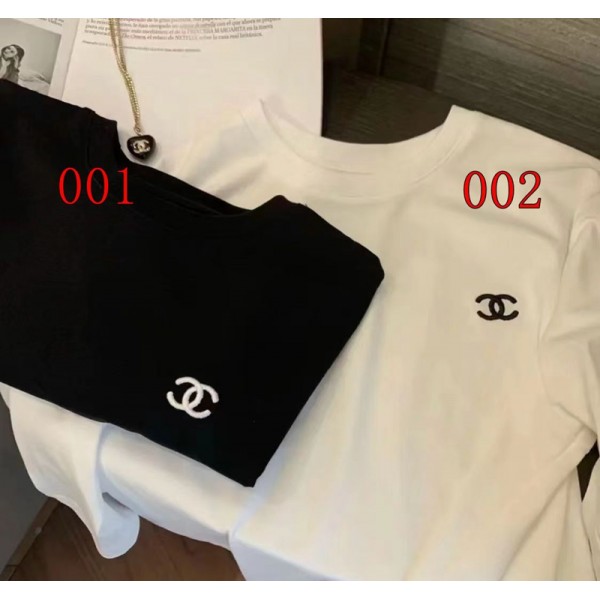 Chanel シャネルハイブランドtシャツ偽物レディースメンズブランドtシャツ上着カジュアル20代 30代40代tシャツ 激安パロディtシャツ ユニセック ブランドペアルック S-4XL