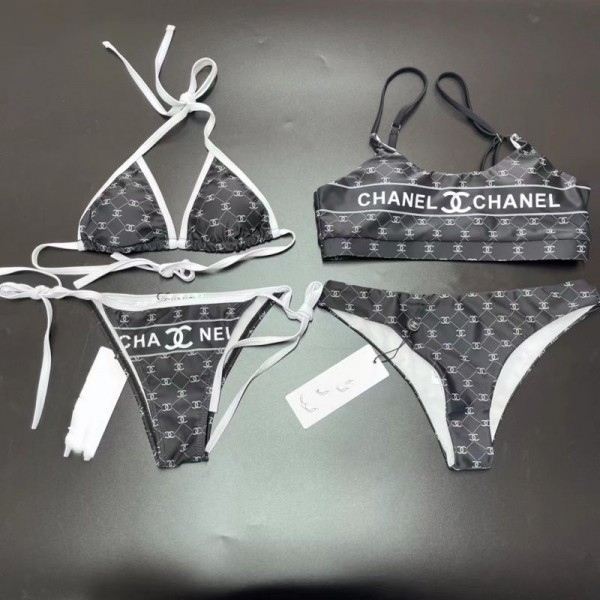Chanel シャネルハイブランド水着 レディース ビキニ パロディメンズ ハーフパンツ きれいめ 大人 水着 ビーチウェア 水着 体型カバー セクシーショートパンツ S-XL