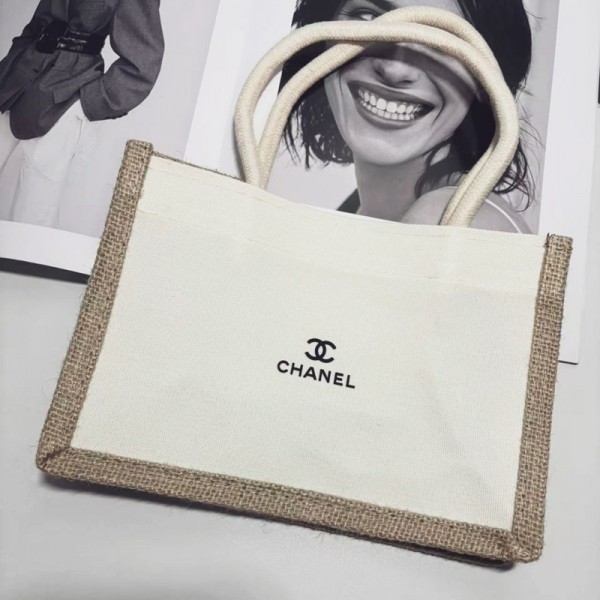 Chanel シャネルブランドハンドバッグ 女性 肩掛けバッグ ブランド トートバッグ 男女兼用 ブランド手提げカバン 大容量 ブランドキャンバスバッグ コーデ
