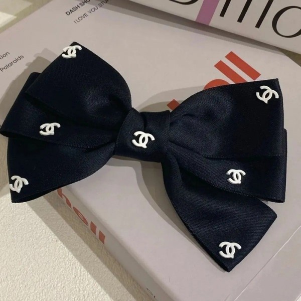 Chanel シャネルハイブランド蝶結び 髪飾り バレッタ リボン ヘアークリップ 大人 子供 可愛い 髪留め バレッタ大きめ おしゃれ ヘアアクセサリー 成人式 卒業式 結婚式 デート
