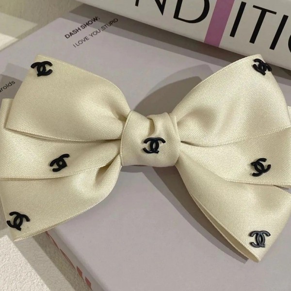 Chanel シャネルハイブランド蝶結び 髪飾り バレッタ リボン ヘアークリップ 大人 子供 可愛い 髪留め バレッタ大きめ おしゃれ ヘアアクセサリー 成人式 卒業式 結婚式 デート