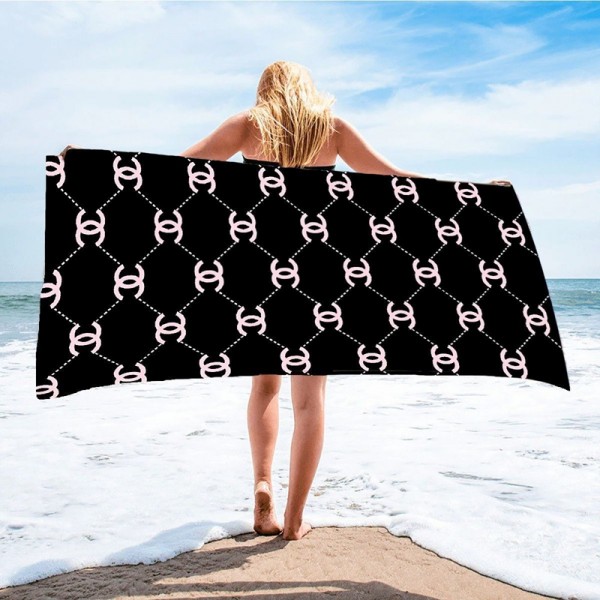 Chanel シャネル人気 ビーチタオル軽量 ハイブランド多用途タオルブランド速乾タオル男女兼用フェイスタオル ブランド 人気