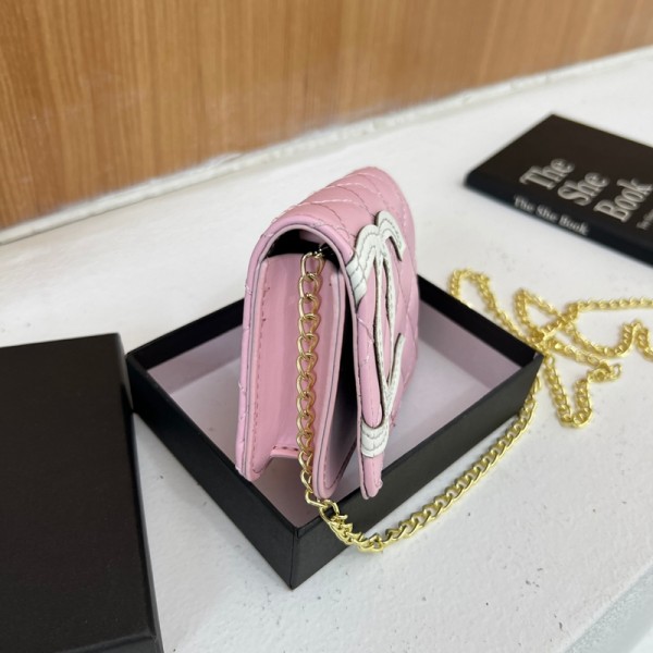 Chanel シャネルブランドミニショルダーバッグ ポシェット 斜めがけバッグ レディース ウォレット お財布ポーチ カワイイ ミニチェーンバッグ