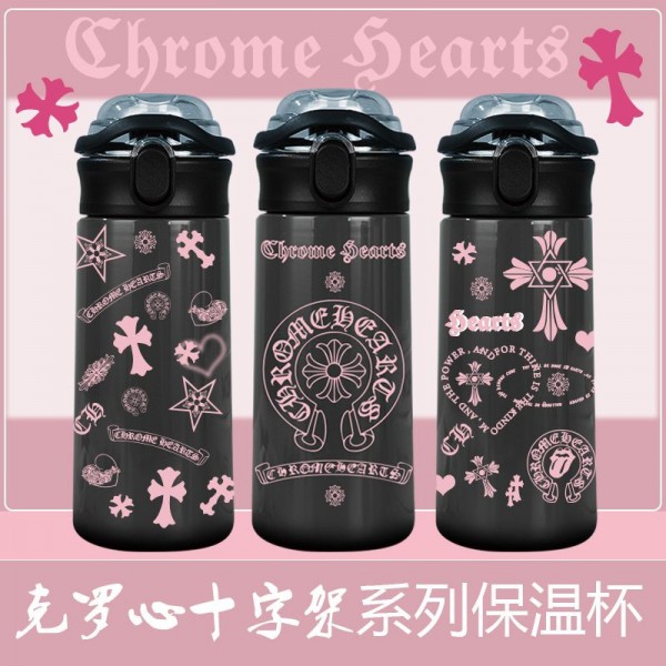 CHROME HEARTS クロムハーツ 魔法瓶 生徒 モノグラム カップ 携帯便利 シンプル 人気 生徒 可愛い お洒落