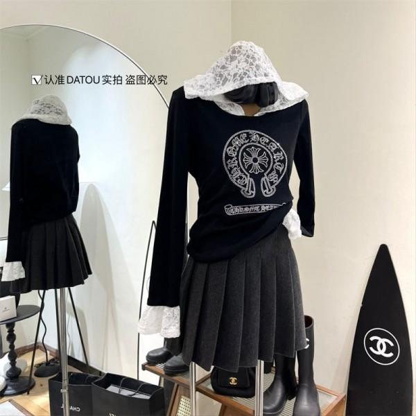 クロムハーツ Chrome Heartsハイブランド長袖tシャツ偽物レディースtシャツブランドかわいいTシャツカットソー tシャツ ユニセック ブランド