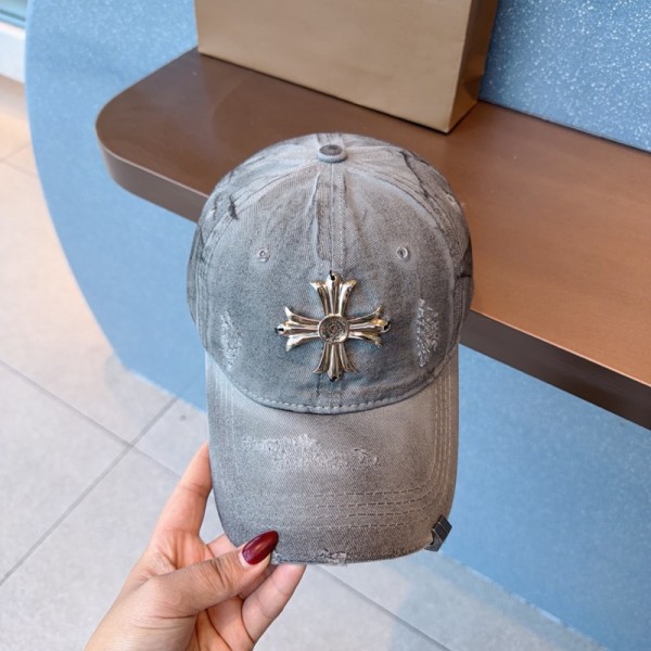 クロムハーツ Chrome Heartsハイブランドキャップ レトロ ユニーク 野球帽 つば付き メンズ レディース 金具ロゴ 綿 UVカット アウトドア スポーツ 調整可能 ユニセックス ランニング  深め フラットキャップ グリーン