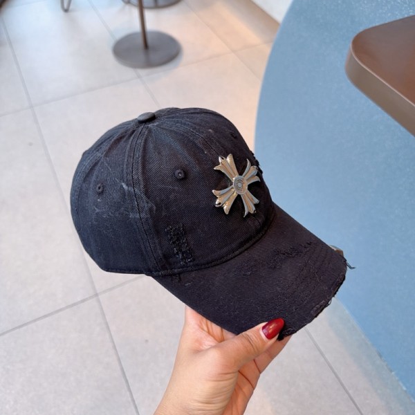 クロムハーツ Chrome Heartsハイブランドキャップ レトロ ユニーク 野球帽 つば付き メンズ レディース 金具ロゴ 綿 UVカット アウトドア スポーツ 調整可能 ユニセックス ランニング  深め フラットキャップ グリーン