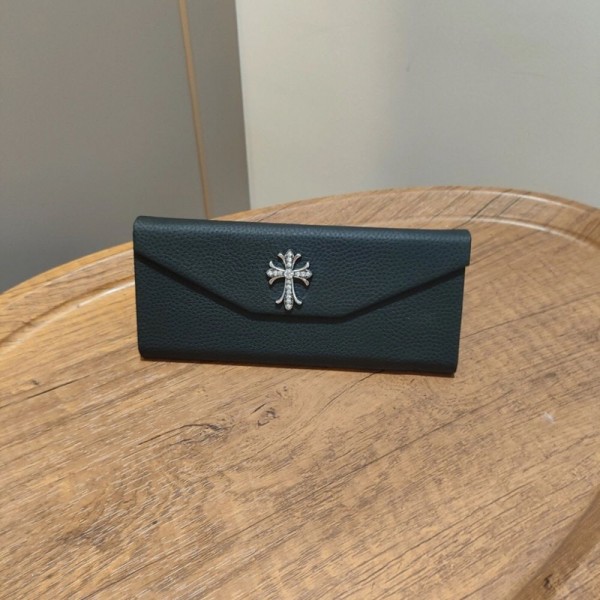 ブランドChrome Hearts メガネケース PU革 クロムハーツレザーボックス マグネットボタン 眼鏡入れ グラスボックス 軽量 化粧箱付き サングラス 流行り シンプル