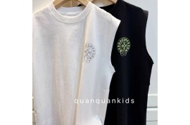 クロムハーツユニセックス無袖ｔシャツ シャネルキッズセットアップ 激安