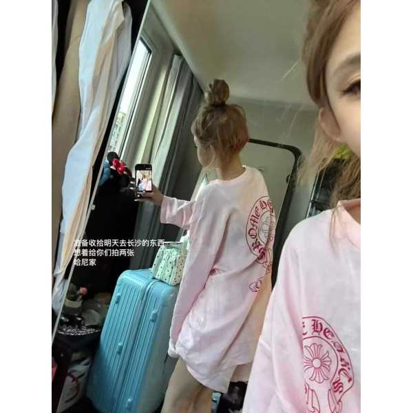 クロムハーツ Chrome Heartsブランドレディース トレーナー ショートパンツ 2点セット 長袖tシャツ ショートパンツ カジュアル スポーティ スタイリッシュ 快適着心地 可愛い おしゃれ ゆったり