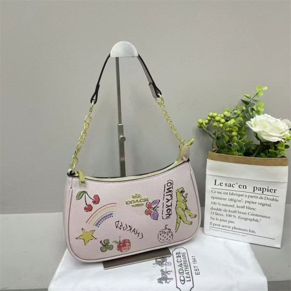 Coach コーチブランドショルダーバッグ 大容量 レディース バッグ 2WAY レザー ハンドバッグ 鞄 レディース 肩掛け 斜め掛けバッグ 2本ストラップ 付き おしゃれ シンプル 軽量 通勤 通学 ギフト