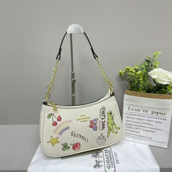 Coach コーチブランドショルダーバッグ 大容量 レディース バッグ 2WAY レザー ハンドバッグ 鞄 レディース 肩掛け 斜め掛けバッグ 2本ストラップ 付き おしゃれ シンプル 軽量 通勤 通学 ギフト