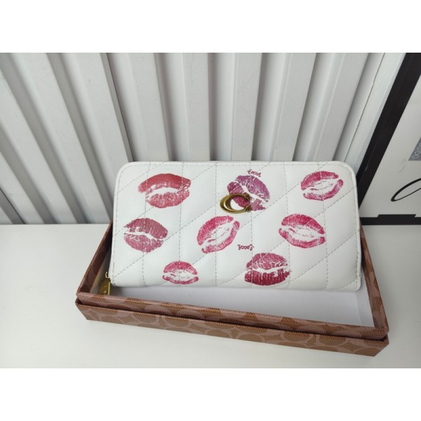 Coach コーチブランド長財布 レディース 財布 大容量 ファスナー ロングウォレット 人気 简约デザイン PUレザー 小銭入れ お札入れ スマホ入れ 長サイフ