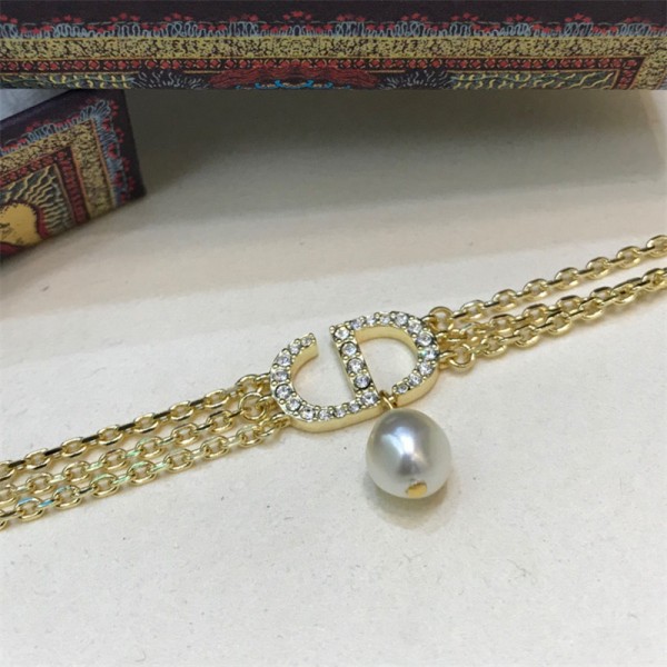 ディオール ブランドブレスレット レディースおしゃれ 真珠付き ブレスレット輝き 優雅 大人っぽい 腕輪 アクセサリー プレゼント
