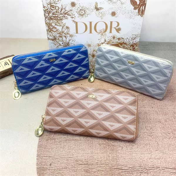 ディオール 長財布ハイブランドDIOR レディース オシャレ 財布 カード 名刺 小銭入れ 長ウォレット 高品質 大容量 収納 サイフ