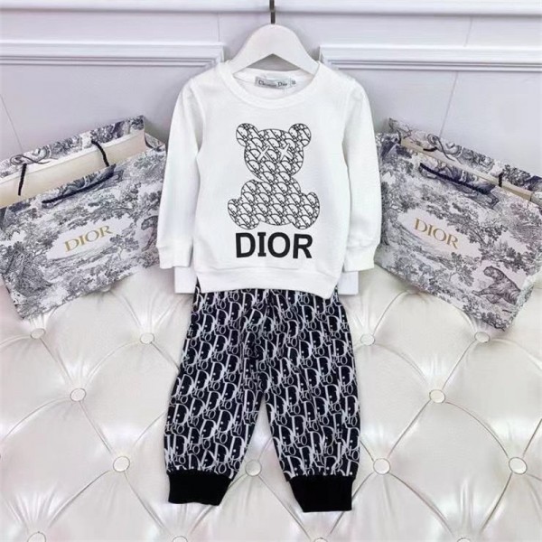 Dior ディオール 子供服 ２点セット 裏起毛 秋冬 潮流 ファション男女通用