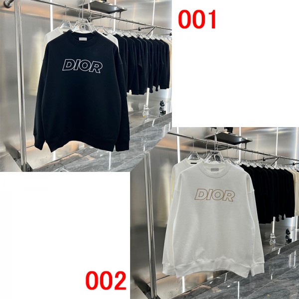 Dior ディオールブランドパーカー コピーオーバーサイズパーカーブランドハイブランド秋冬服パーカーブランドスウェット上着ゆったり