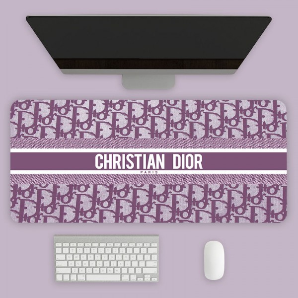 Dior ブランド マウスパッド ゲーミング 大型 北欧風柄 ディオール デスクマット90x40cm 耐水性 清潔しやすい 滑り止め ゴムベースデスクマット 仕事 ゲーム オフィス ホーム用