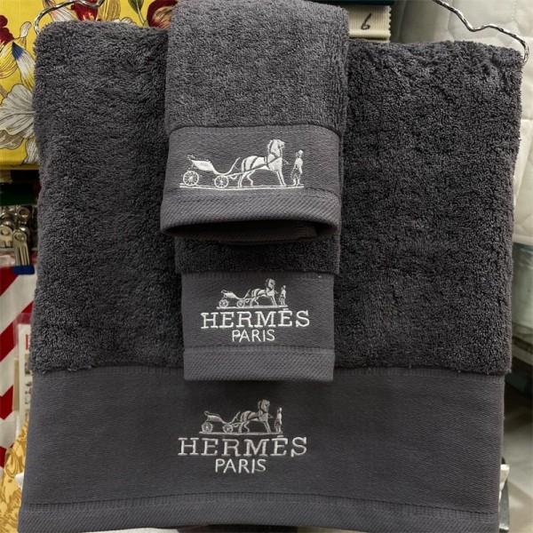 Hermes エルメスビーチバスタオル 激安人気 ビーチタオル軽量 ハイブランド多用途タオルフェイスタオル ブランド 人気