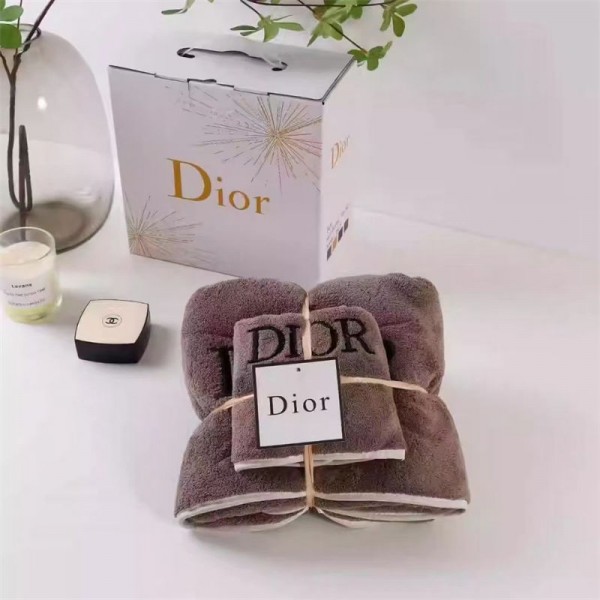 Dior ディオール ハイブランド多用途タオルブランドバスタオル男女兼用ハイブランド タオル ギフトフェイスタオル ブランド 人気