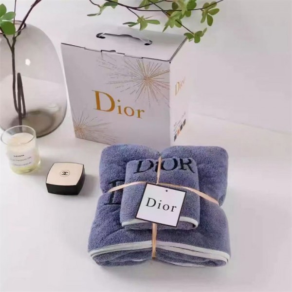 Dior ディオール ハイブランド多用途タオルブランドバスタオル男女兼用ハイブランド タオル ギフトフェイスタオル ブランド 人気