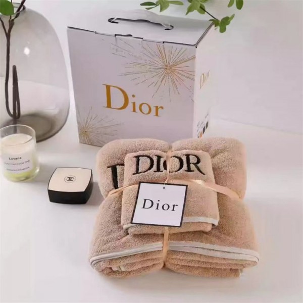 Dior ディオール ハイブランド多用途タオルブランドバスタオル男女兼用ハイブランド タオル ギフトフェイスタオル ブランド 人気