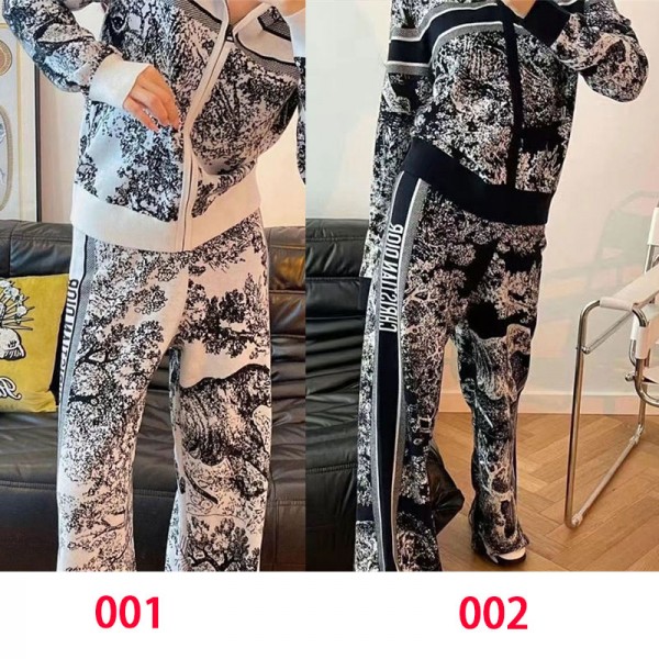 ディオール春秋 2点セットアップ ジャージ レディース 韓国風 Dior 上下セット スウェット S - 2XL パーカー スエット アクティブウェア カジュアル スポーツ 部屋着 ゆったり 大きいサイズ