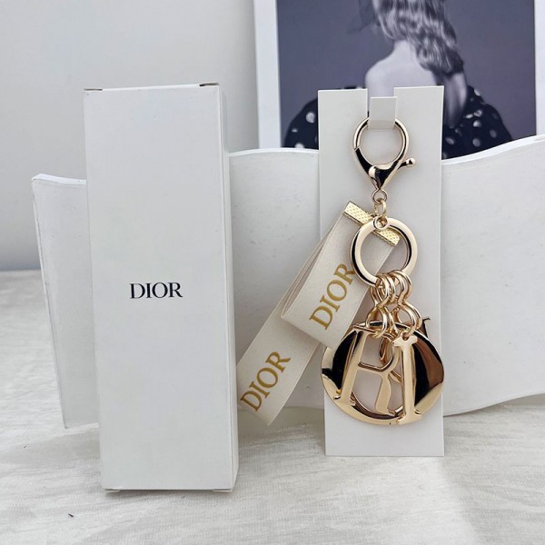 ディオール キーホルダー Dior ブランド キーホルダー バッグチャーム 収納カバー 保護ケース 多機能 紛失防止 ファション パーティー記念品 プレゼント