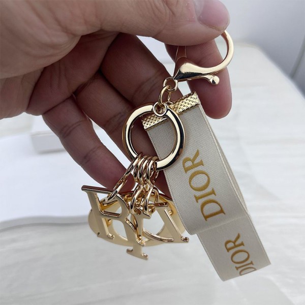 ディオール キーホルダー Dior ブランド キーホルダー バッグチャーム 収納カバー 保護ケース 多機能 紛失防止 ファション パーティー記念品 プレゼント