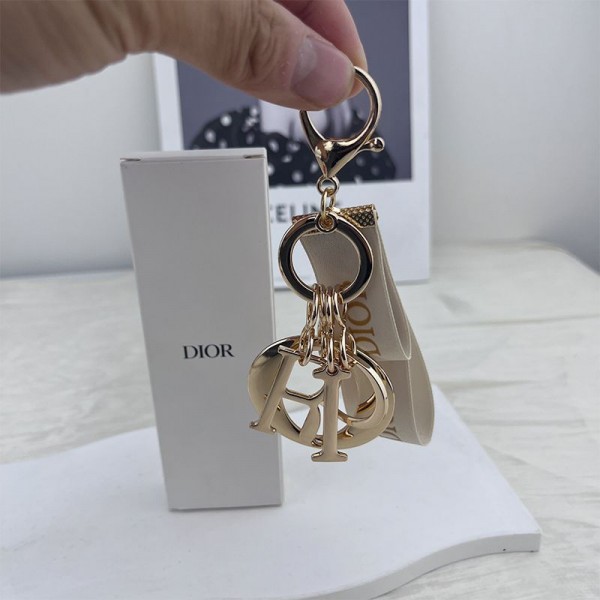 ディオール キーホルダー Dior ブランド キーホルダー バッグチャーム 収納カバー 保護ケース 多機能 紛失防止 ファション パーティー記念品 プレゼント