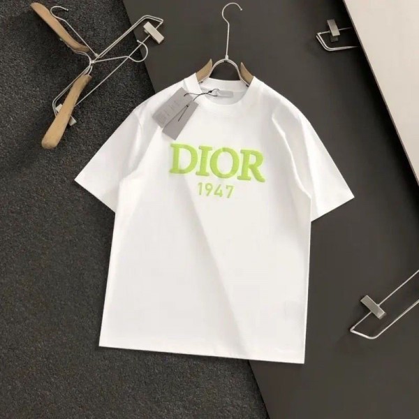 Dior ディオールtシャツ ハイブランド夏 ブランド 半袖tシャツ ハイブランドtシャツ 偽物 レディース メンズ ブランドtシャツ 高品質 M - 4XL