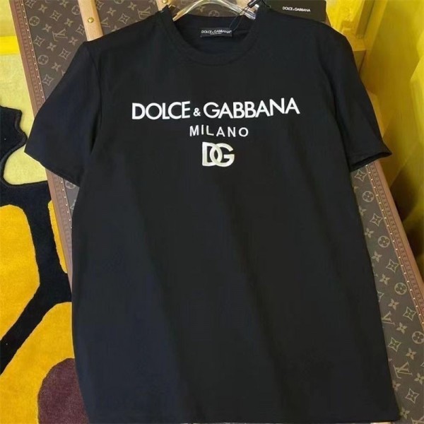 ドルチェ&ガッバーナ Dolce & Gabbana tシャツハイブランド夏Tシャツカットソー S - 5XL ペアカップル20代 30代40代tシャツ 激安パロディtシャツ ユニセック ブランド