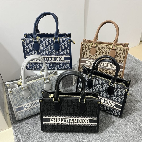 Dior ディオールブランドトートバッグ メンズ 大容量 ハンドバッグ レディース 肩掛けバッグ メンズ おしゃれ 通学旅行 トート レディース 軽量 斜め掛けバッグ 通勤 人気 ネイビー
