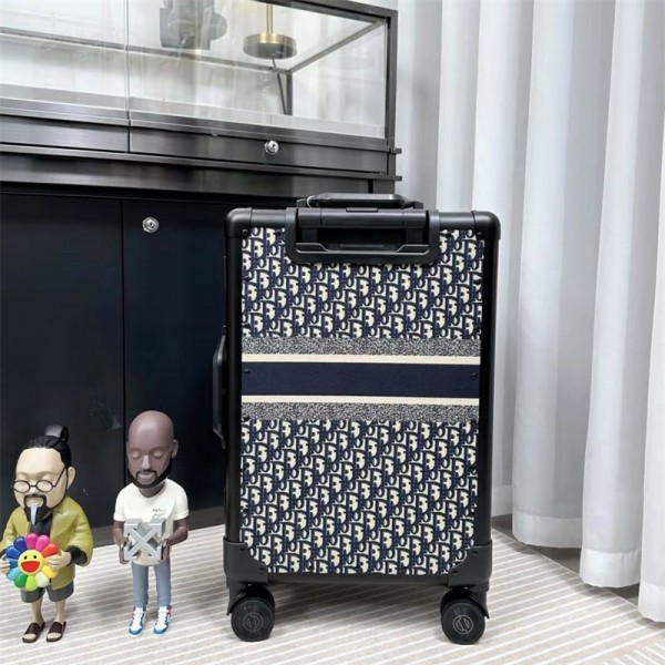 ディオールスーツケース 2025ブランド Dior キャリーケース 機内持ち込み 軽量 大型  キャリーバッグ 耐衝撃 大容量 ファスナータイプ 静音 ダブルキャスター ロック 海外 旅行 ビジネス 出張